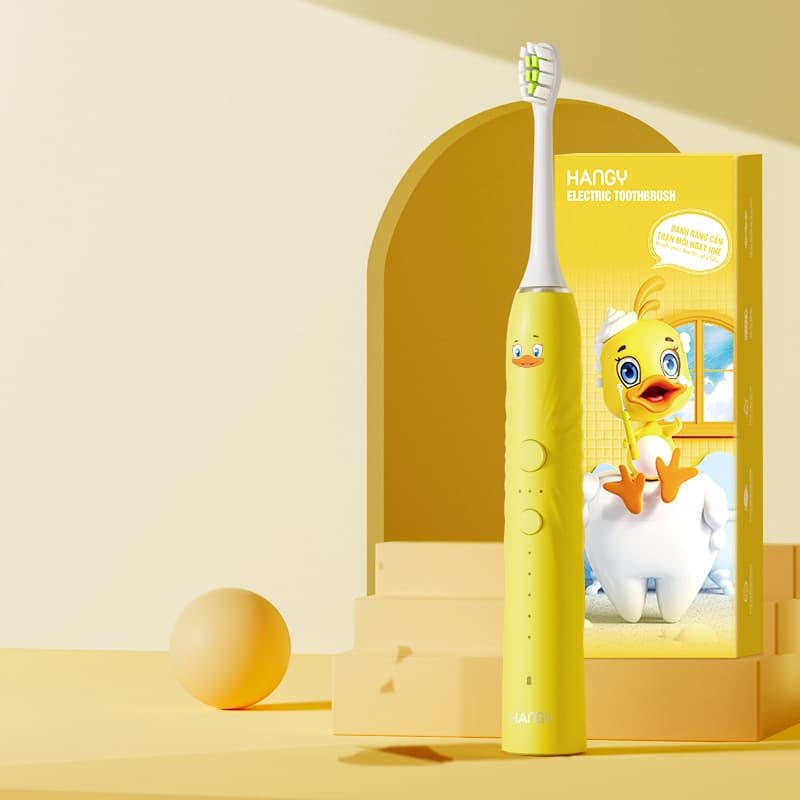Bàn chải điện HANGY Xanh - Ảnh 1
