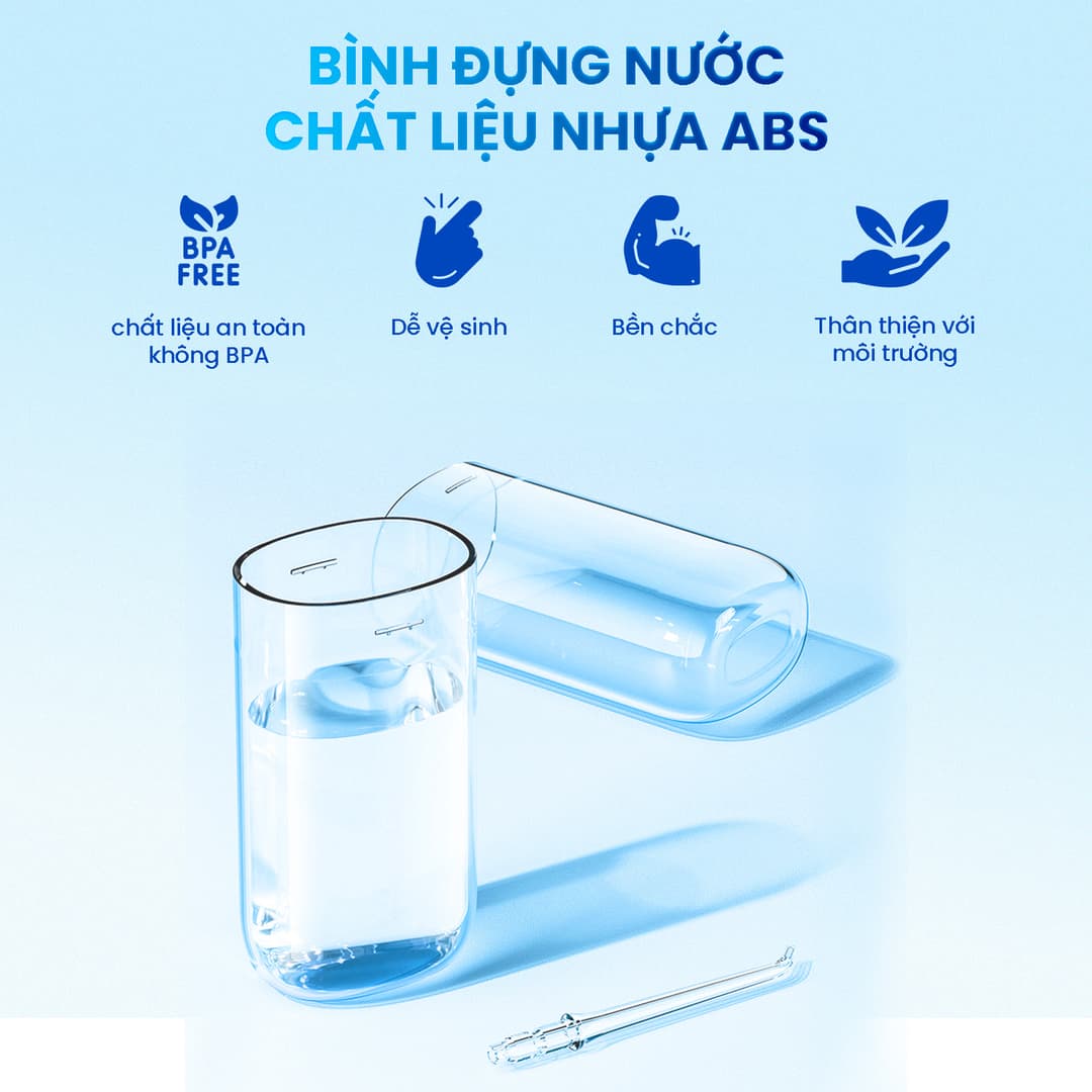 Máy tăm nước gấp gọn O16 HANGY | Chống nước cao IPX8, Công nghệ tia nước mới sạch sâu êm ái, Đổi mới trong 12 tháng - Ảnh 8