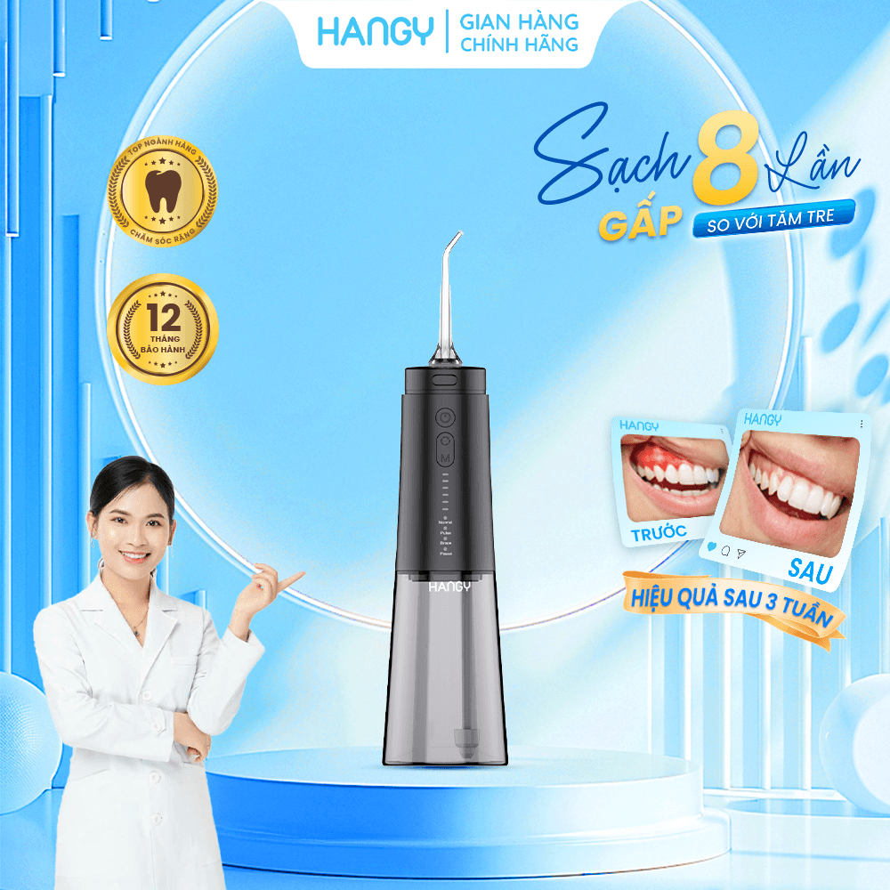 Máy tăm nước “Răng Sạch Mỗi Tối – Cả Nhà Cùng Cười” HG23 - Ảnh 4
