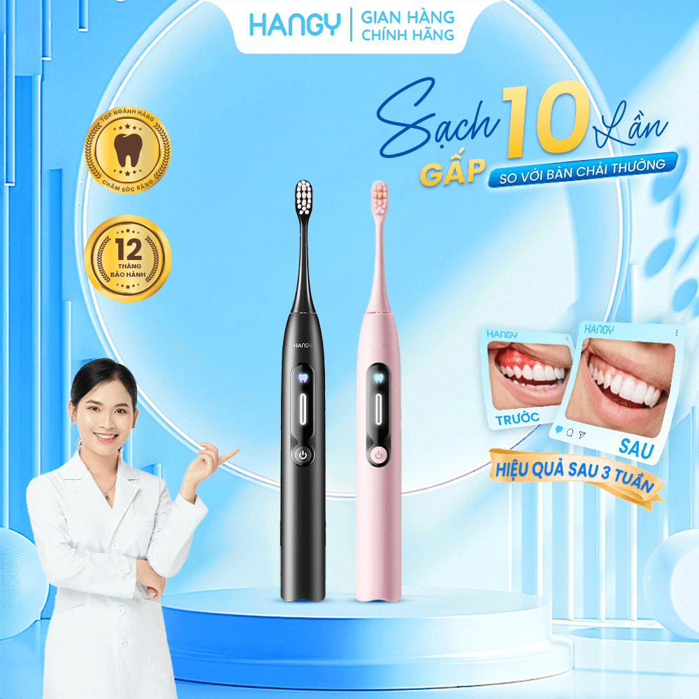 Bàn Chải Điện “Gọn Vừa Vali – Mang Đi Khỏi Nghĩ” H1 PRO